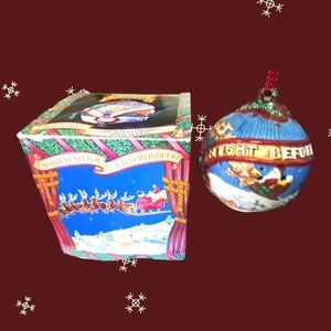 Fitz and Floyd The Nightmare Before Christmas Sented Ceramic Ornament